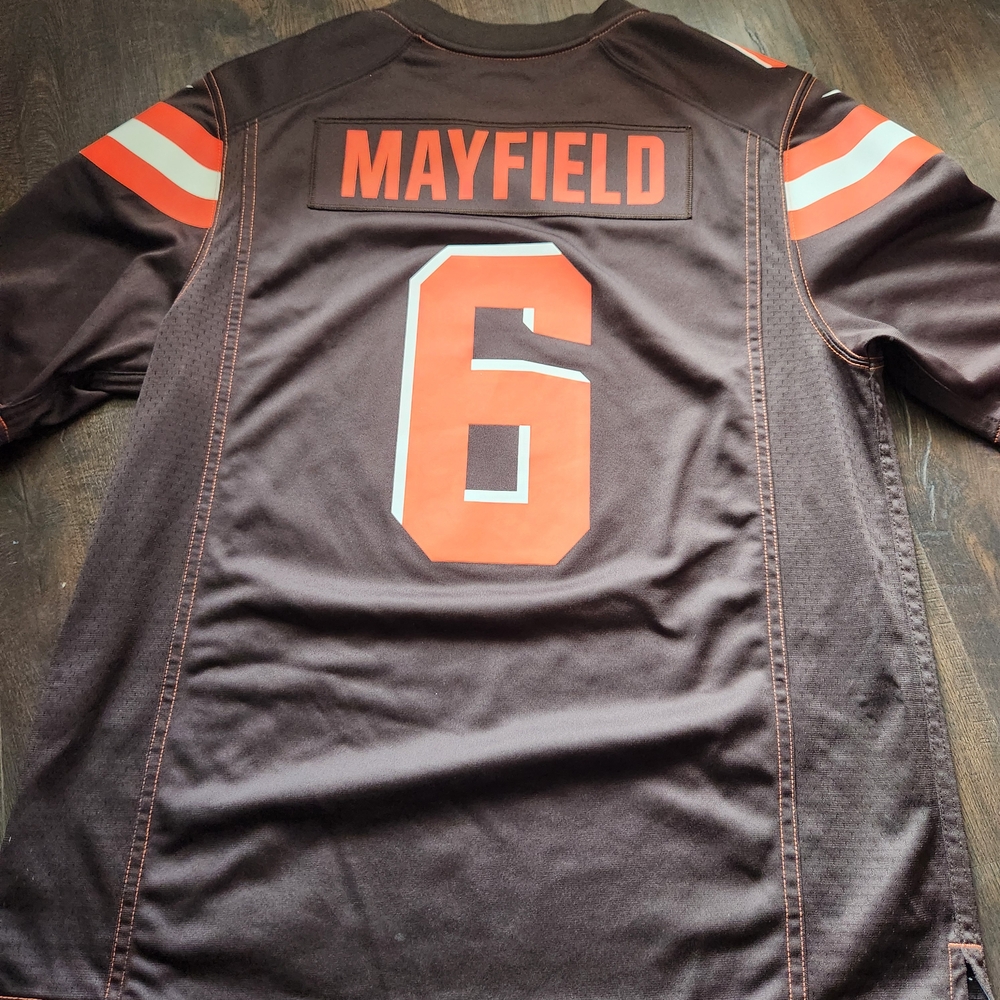 Nike Cleveland Browns #6 Baker Msyc